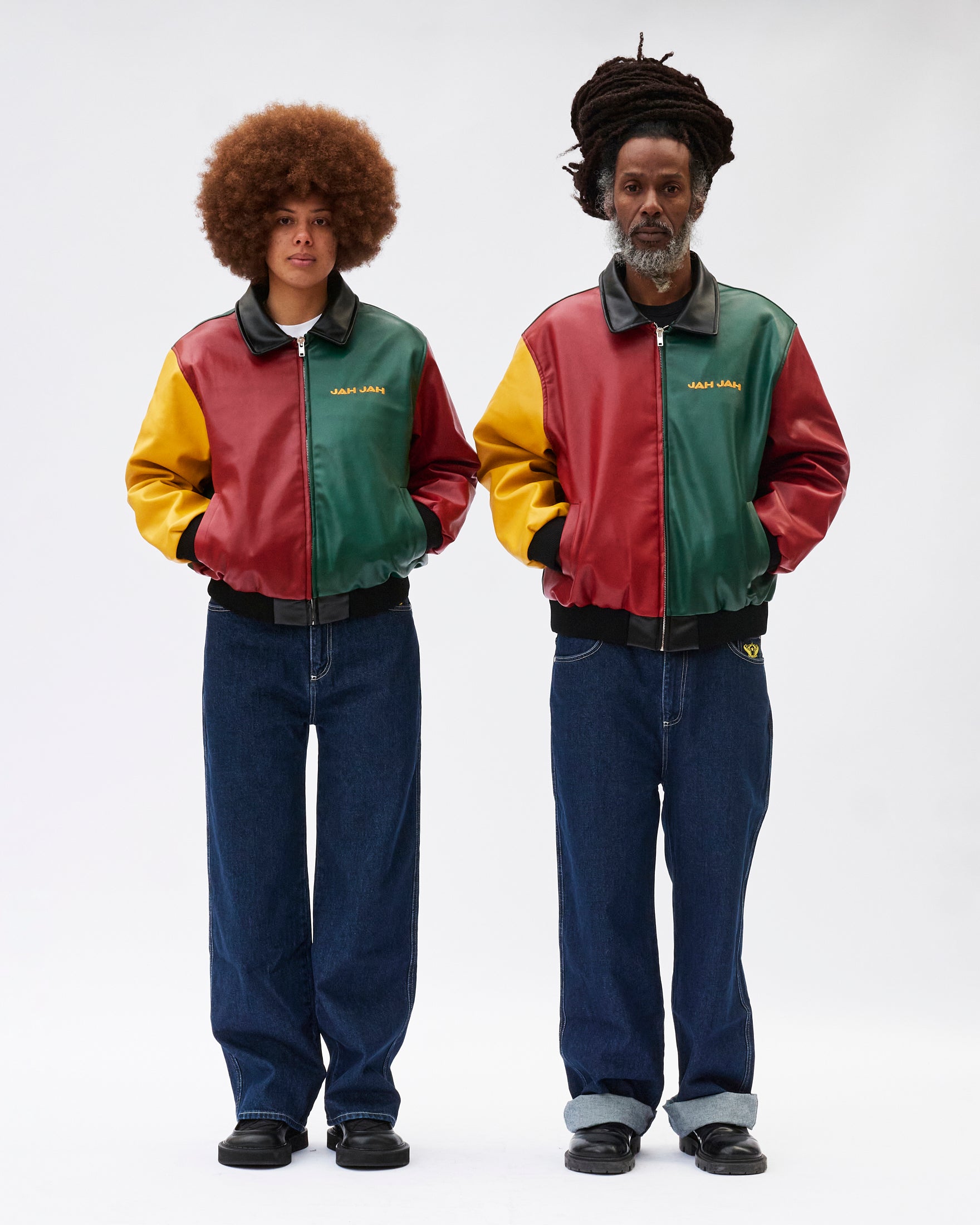 TRICOLOR NO LEATHER JACKET