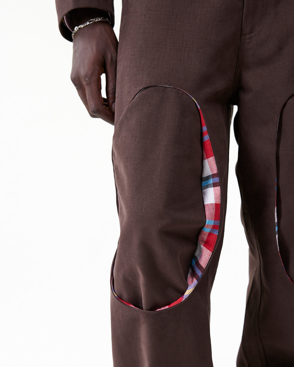 ⁠⁠BROWN PANT DOUBLE KNEE