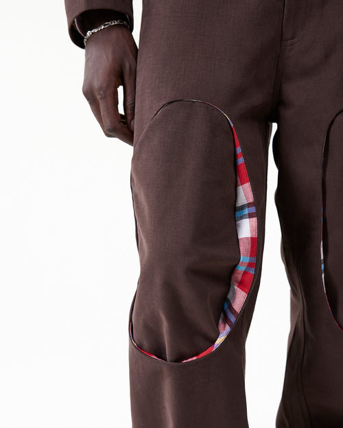 BROWN PANT DOUBLE KNEE