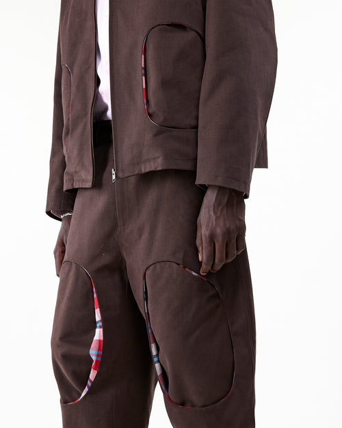 BROWN PANT DOUBLE KNEE