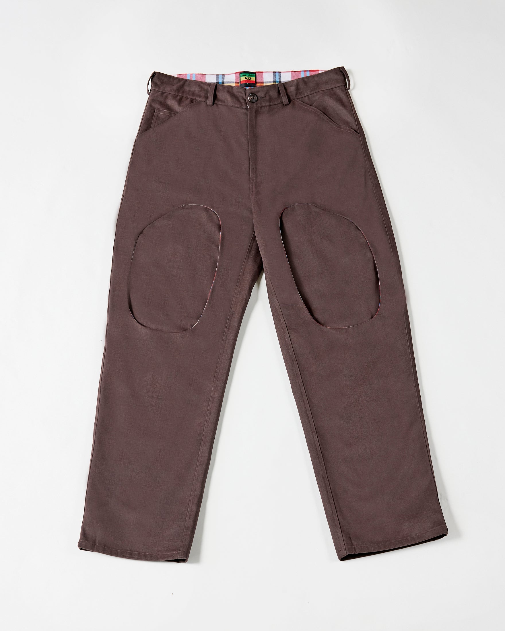 ⁠⁠BROWN PANT DOUBLE KNEE