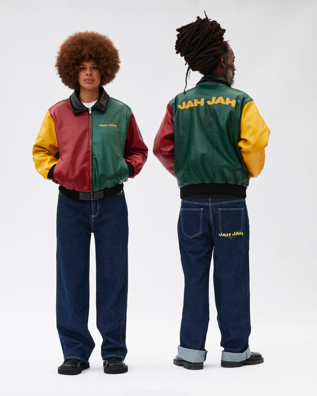 TRICOLOR NO LEATHER JACKET