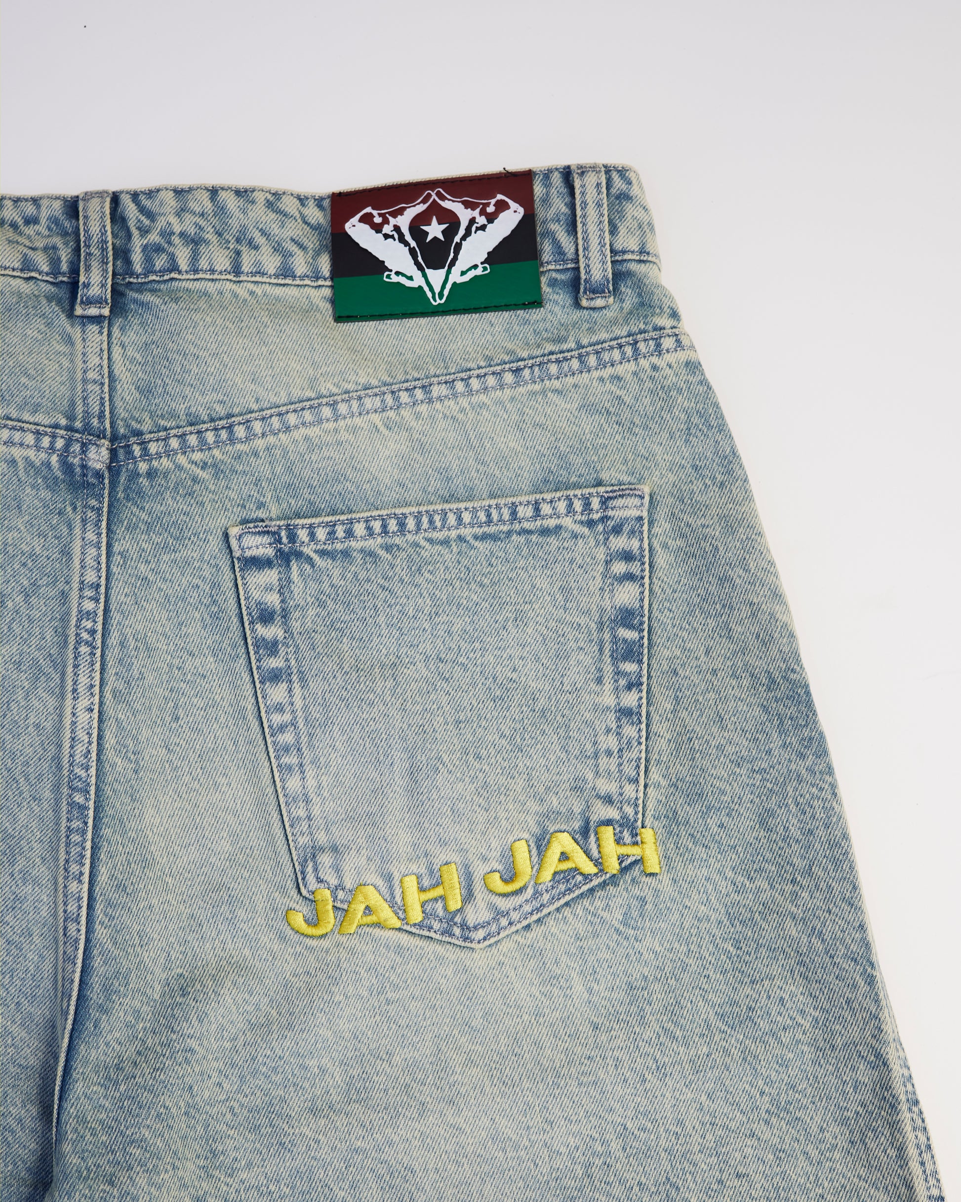 OLD LIGHT BLUE LOGO DENIM SHORT