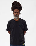 BLACK EMBROIDERED LOGO T-SHIRT