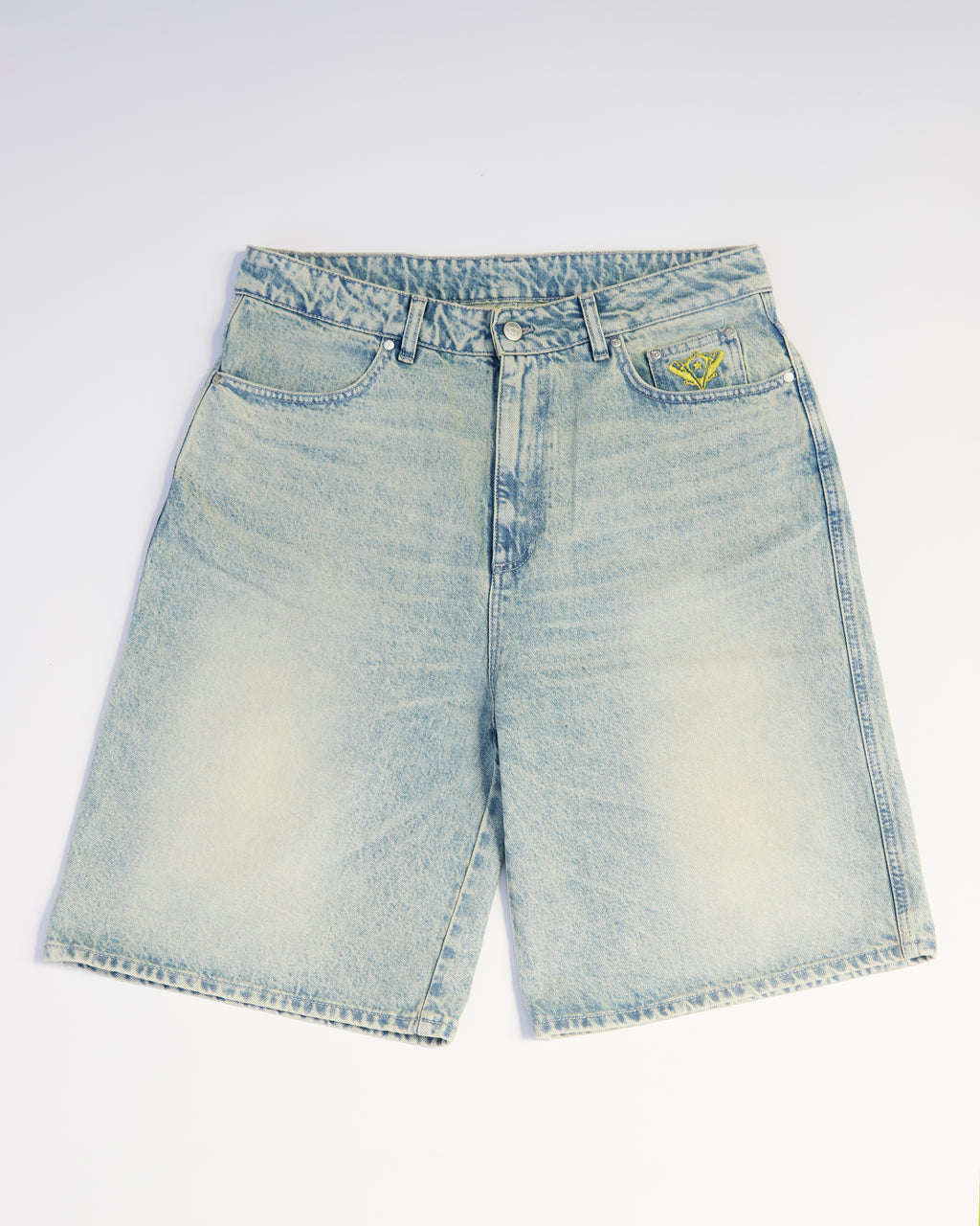 OLD LIGHT BLUE LOGO DENIM SHORT