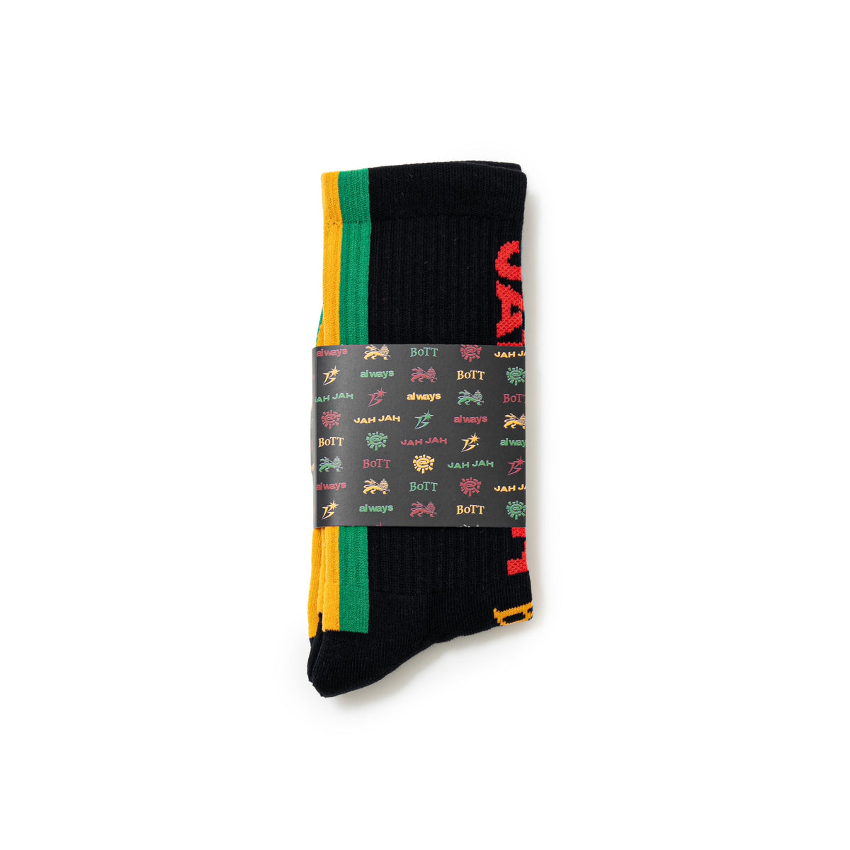 JAH JAH x always x BoTT Socks - cuff detail