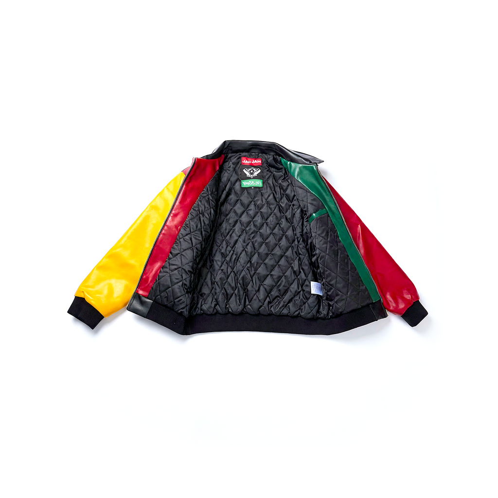 TRICOLOR NO LEATHER JACKET
